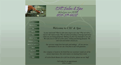 Desktop Screenshot of cxcsalonandspa.com
